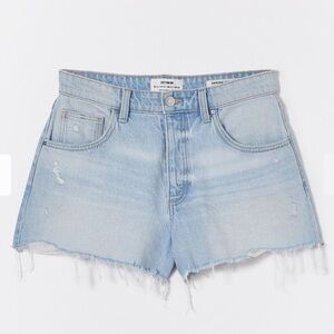 Cotton On Women's Light Blue Denim Shorts Size- 8/ Waist 30